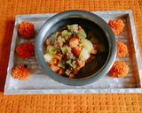 A picture of step 3 of #RYS#Santula-a traditional Odisha vegetable dish.