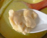Gambar langkah 3 resipi Masak Lemak Tempoyak Bersama Daun Bayam.