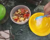 A picture of step 5 of Mexican Bean Salad.