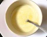 A picture of step 1 of Steamed Egg Pudding.