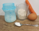Foto del paso 1 de la receta: Pancakes / tortitas de zanahoria y avena (BLW) (4 ingredientes)