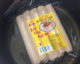 Hình bước làm 4 của món Doughnut Xúc Xích