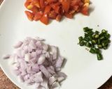 A picture of step 1 of Paneer do Pyaza.