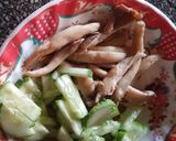 Hình bước làm 1 của món Bún trộn chay