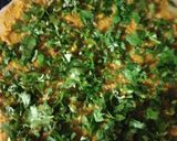 A picture of step 3 of Dhania ka Paratha.