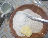 A picture of step 3 of Apple crumble.