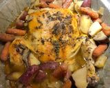 A picture of step 8 of Whole CrockPot Chicken.