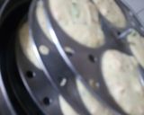 A picture of step 6 of Moong dal idli.