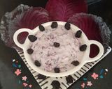 A picture of step 4 of Purple Cabbage Raita.