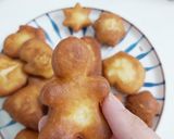 Hình bước làm 8 của món BÁNH QUY BƠ (dùng bột Morinaga, nồi chiên không dầu)