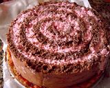 Foto del paso 5 de la receta: Tarta rayada de fresas