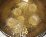 A picture of step 3 of Bread balls with chicken lap.