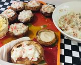 Foto del paso 2 de la receta: Shiitake (hongos) Relleno en Salsa Bechamel con Surimi (palitos de Cangrejo)🍄🍄👩‍🍳