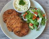 Zöldséges karfiolfasírt recept fázis 4 fotója