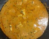 A picture of step 3 of Shahi paneer.