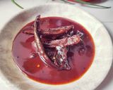 A picture of step 3 of Raw Mango Pickle.