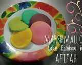 Foto langkah ke 3 dari resep Marshmallow cake 'Rainbow'.