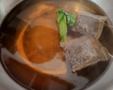 Foto langkah ke 2 dari resep Es Cincau Teh Pandan.