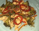 Foto del paso 4 de la receta: Verduras con pollo salteadas tipo shop suey