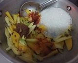 A picture of step 9 of Kachche aam ki khatti mithi chutney 😊😊😊.