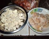 Foto langkah ke 1 dari resep Ayam Tahu Goreng Mentega.
