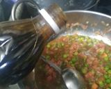 A picture of step 5 of Veg Schezwan Fried Rice.