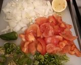 A picture of step 1 of Brain masala /magaz fry.