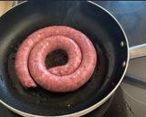 Foto del paso 2 de la receta Arroz con butifarra y puntas de jamón