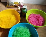 Foto langkah ke 1 dari resep Dadar Gulung Bihun Pelangi.