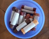 Foto langkah ke 8 dari resep Banana & Fruit/Flower/Vegetable Rolls Up (Fruit Leather).