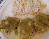 Foto del paso 5 de la receta: Tortitas de pollo en salsa verde