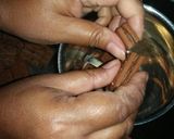 A picture of step 2 of Biscuit cake in a pan.