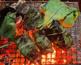 Hình bước làm 2 của món Sườn bò nướng lá nghệ