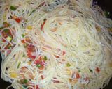 A picture of step 4 of Fried spaghetti #AuthorMarathon.
