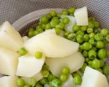 A picture of step 1 of Aloo Matar Paratha/ Potato and green peas paratha.