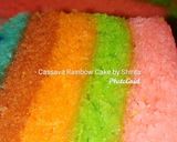 Foto langkah ke 5 dari resep Cassava Rainbow Cake Syuper Menul by Shinta.
