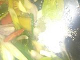 Sayur Tumis taoco dan telur kecap