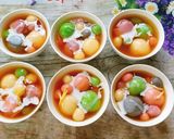 Hình bước làm 8 của món Chè trôi nước ngũ sắc