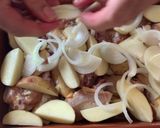 Foto del paso 7 de la receta Alitas de pollo al horno con verduras