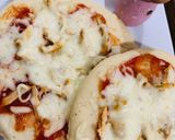 A picture of step 8 of Quick mini pocket chicken karahi pizza Ramadan special.