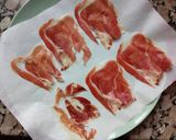 Foto del paso 1 de la receta: Crujiente de jamón en microondas