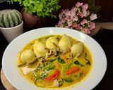 Foto langkah ke 9 dari resep Gulai Cumi Daun Kemangi.