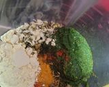 A picture of step 1 of Moong daal chilla.