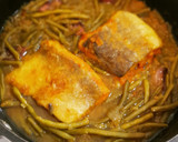 Foto del paso 8 de la receta: Bacalao a la cúrcuma con judías tiernas