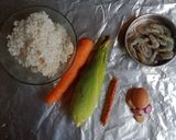 Foto langkah ke 1 dari resep Nasi Goreng Seafood mudah, murah dan lezat.