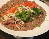 รูปขั้นตอนการทำที่ 3 ของ Sausage Veggie Wrap