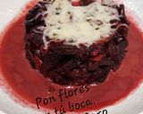 Foto del paso 3 de la receta: Delicias de remolacha con jamón, queso y polvo de manzanilla