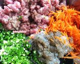 Hình bước làm 1 của món Bắp Cải Cuộn Tôm Thịt Hấp 🥗