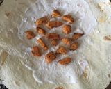 A picture of step 4 of Chicken wrap.