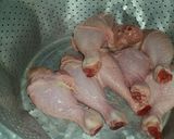 A picture of step 1 of Coated drumsticks.